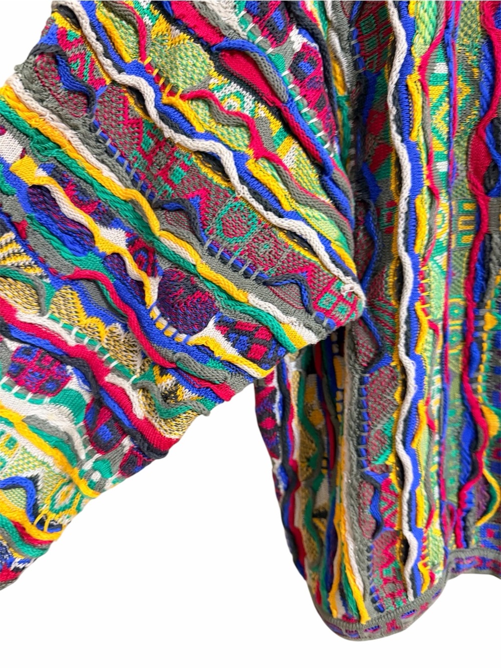 Vintage COOGI Crewneck Sweater Large Men's Multicolor Y2K Streetwear - Picture 6 of 12
